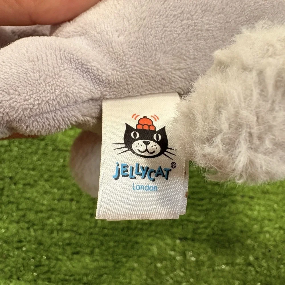 Rare Jellycat RETIRED Rock-A-Bye‎ Kitten Authentic No Basket 8